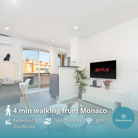 Monaco A Pied - Spacieux Appartement - Balcon - Ca Бюсолей Екстериор снимка