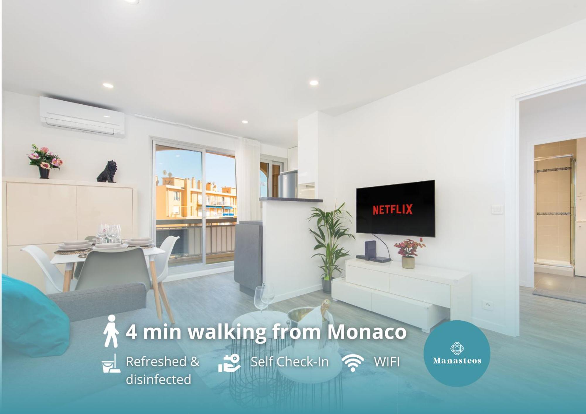 Monaco A Pied - Spacieux Appartement - Balcon - Ca Бюсолей Екстериор снимка